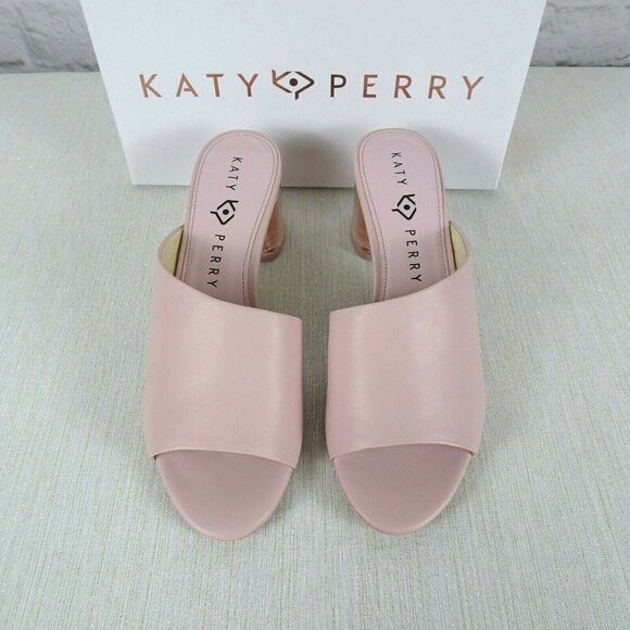 New Katy Perry The Landen Mules Sandals Pink 7 - Picture 4 of 11